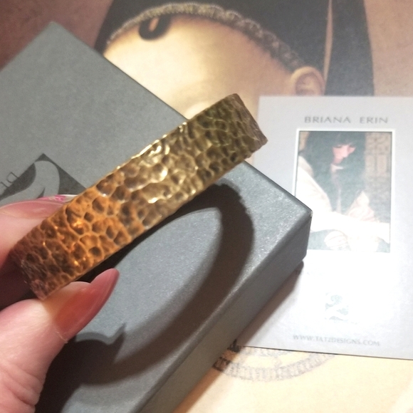 NEW TAT 2 Briana Erin Labradorite Coin Bangle Bracelet - Picture 3 of 8